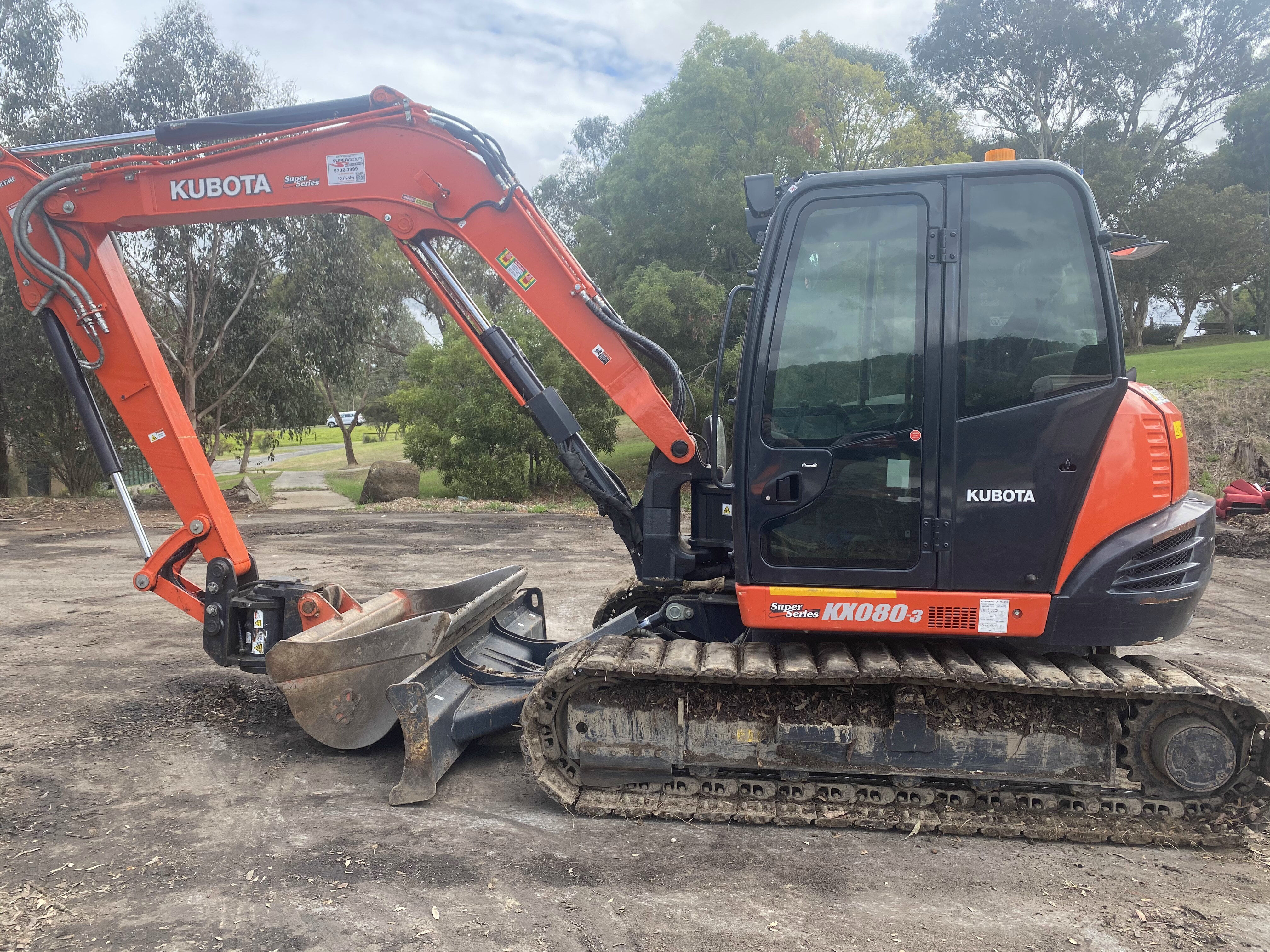 Site Cleanup - Excavator 1